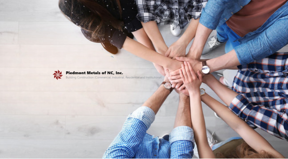 Team working in a modern environment