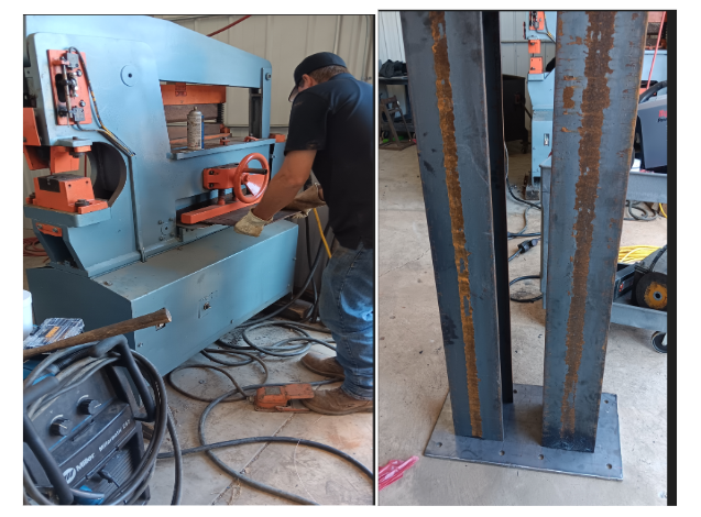 Finished components inspected for quality